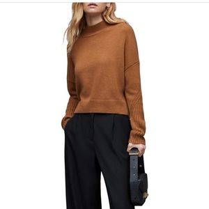 Allsaints Orion cashmere mock neck